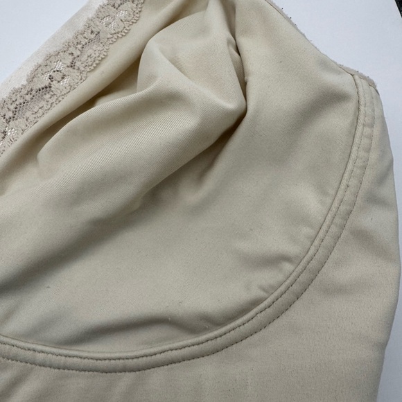 Olga Bra 30591 42D Nude Wireless Mesh-Lined Lace Cup Support Comfort - Picture 4 of 12